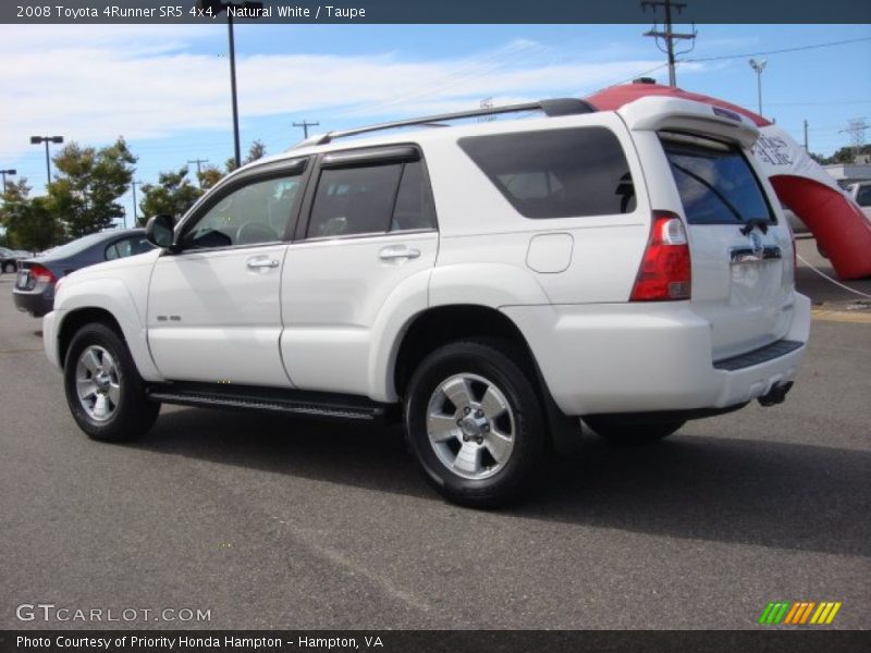 Natural White / Taupe 2008 Toyota 4Runner SR5 4x4