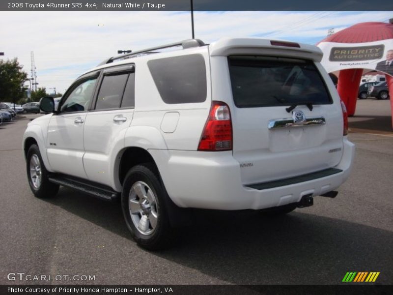 Natural White / Taupe 2008 Toyota 4Runner SR5 4x4