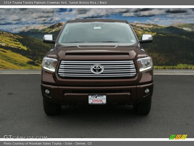 Sunset Bronze Mica / Black 2014 Toyota Tundra Platinum Crewmax 4x4