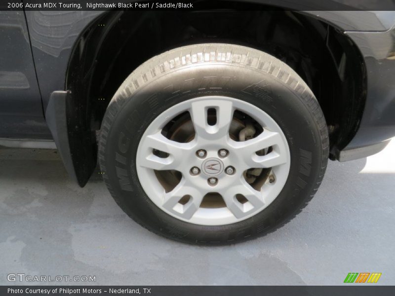 Nighthawk Black Pearl / Saddle/Black 2006 Acura MDX Touring