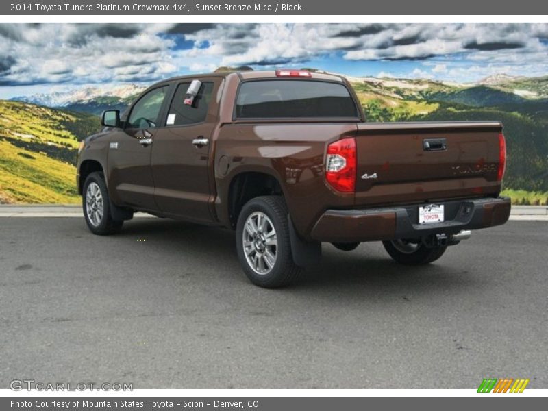 Sunset Bronze Mica / Black 2014 Toyota Tundra Platinum Crewmax 4x4