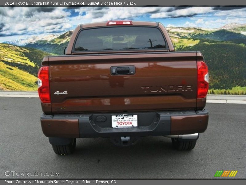 Sunset Bronze Mica / Black 2014 Toyota Tundra Platinum Crewmax 4x4