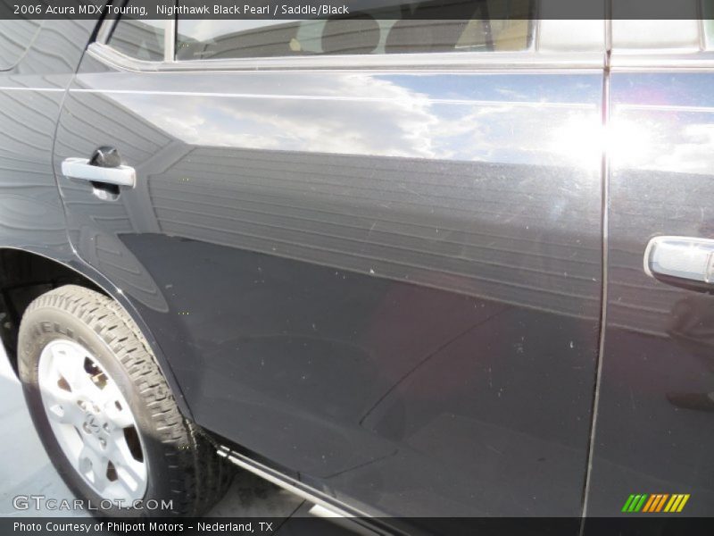 Nighthawk Black Pearl / Saddle/Black 2006 Acura MDX Touring