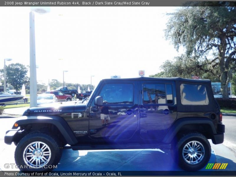 Black / Dark Slate Gray/Med Slate Gray 2008 Jeep Wrangler Unlimited Rubicon 4x4