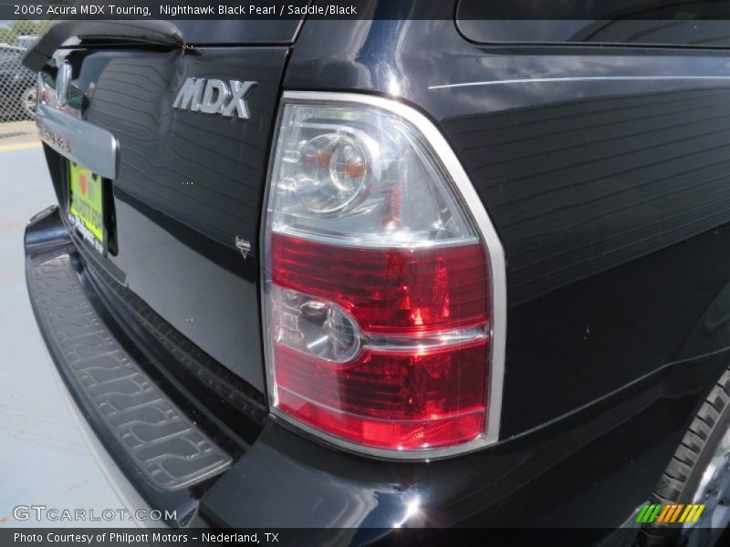 Nighthawk Black Pearl / Saddle/Black 2006 Acura MDX Touring