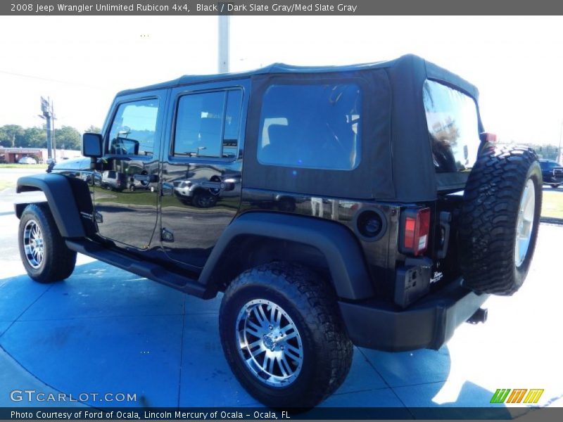 Black / Dark Slate Gray/Med Slate Gray 2008 Jeep Wrangler Unlimited Rubicon 4x4