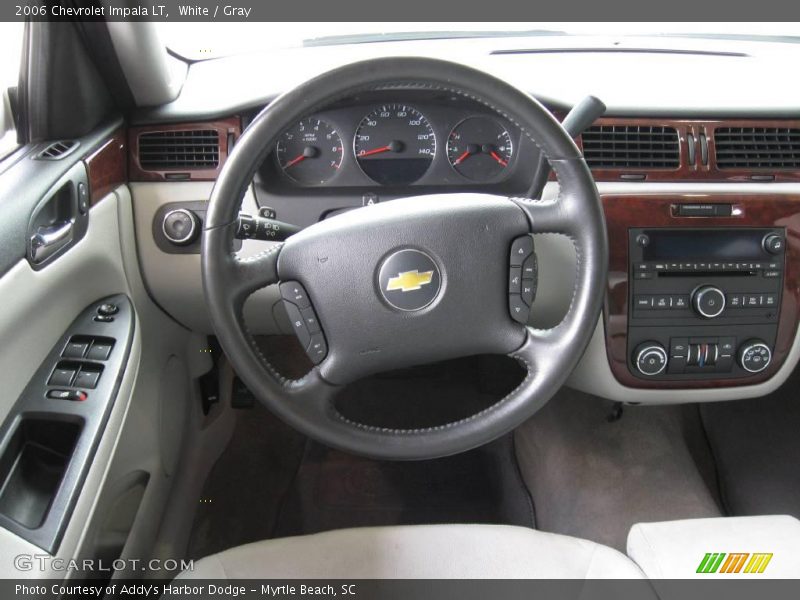White / Gray 2006 Chevrolet Impala LT