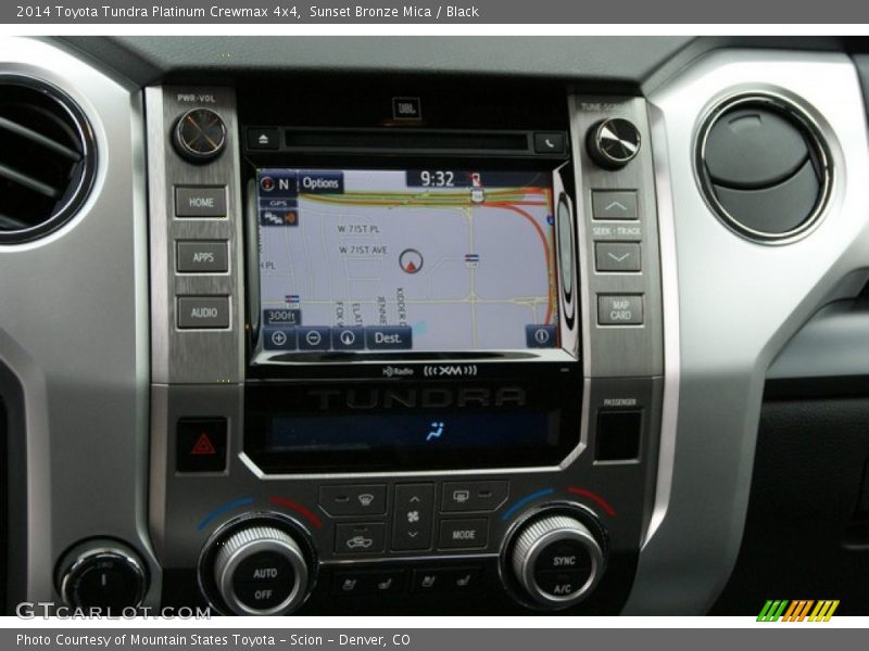 Controls of 2014 Tundra Platinum Crewmax 4x4