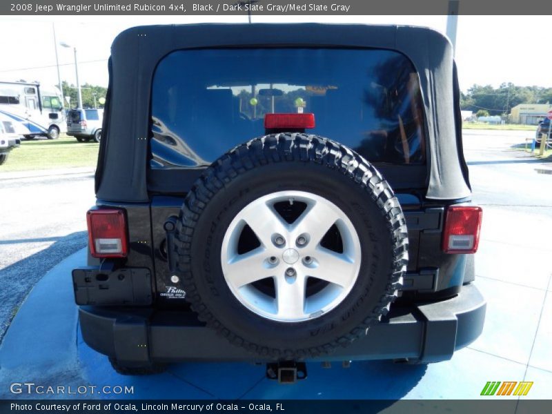 Black / Dark Slate Gray/Med Slate Gray 2008 Jeep Wrangler Unlimited Rubicon 4x4