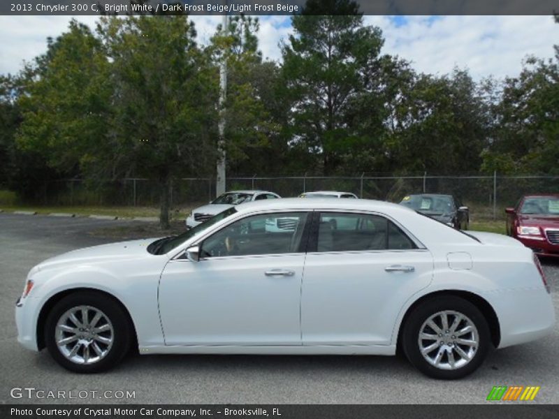 Bright White / Dark Frost Beige/Light Frost Beige 2013 Chrysler 300 C
