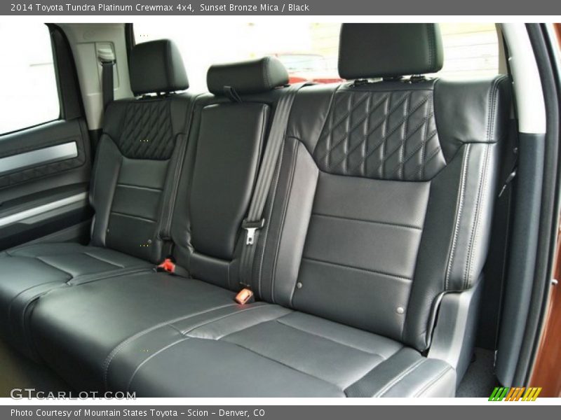 Rear Seat of 2014 Tundra Platinum Crewmax 4x4