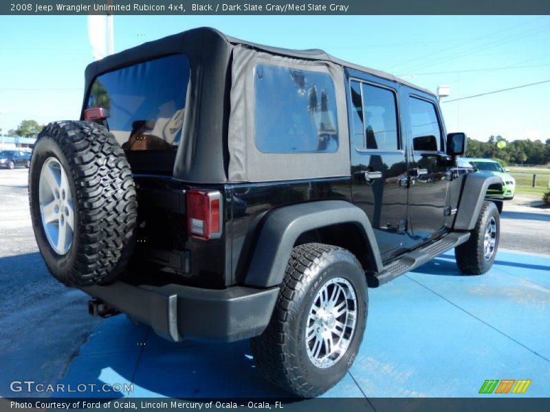 Black / Dark Slate Gray/Med Slate Gray 2008 Jeep Wrangler Unlimited Rubicon 4x4
