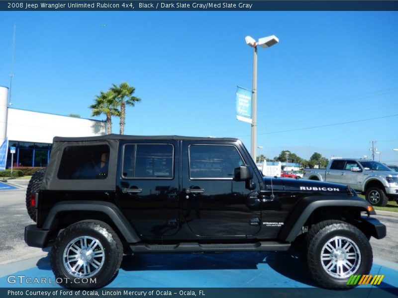 Black / Dark Slate Gray/Med Slate Gray 2008 Jeep Wrangler Unlimited Rubicon 4x4