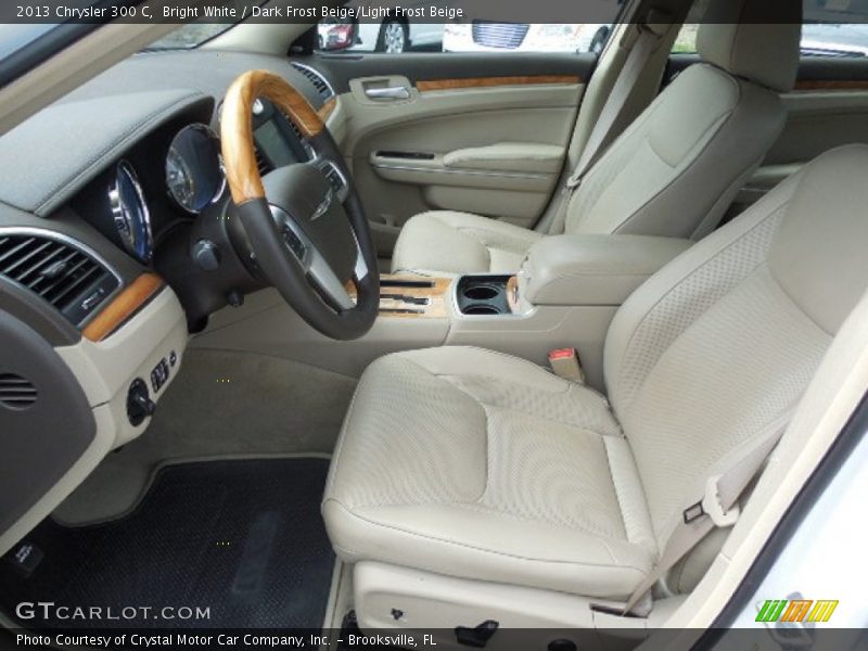 Bright White / Dark Frost Beige/Light Frost Beige 2013 Chrysler 300 C