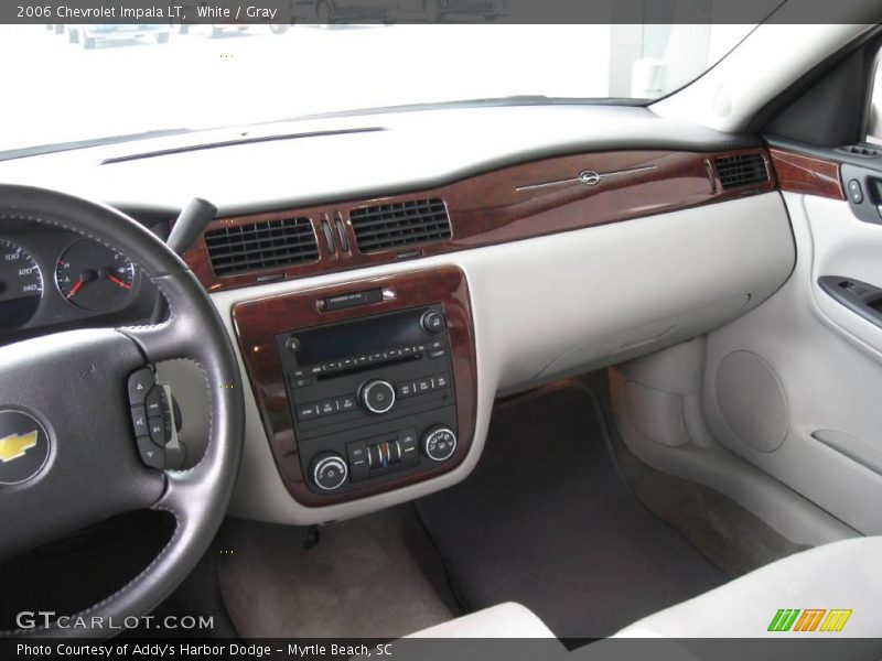 White / Gray 2006 Chevrolet Impala LT