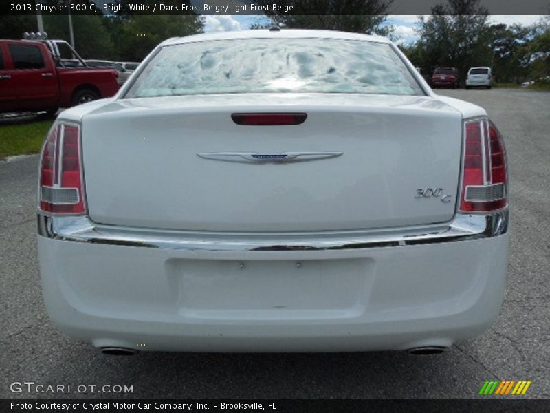 Bright White / Dark Frost Beige/Light Frost Beige 2013 Chrysler 300 C