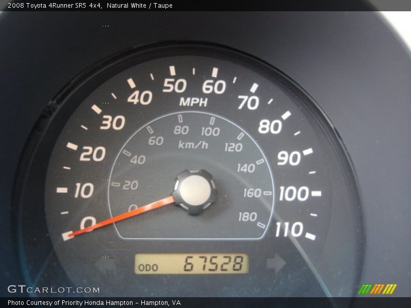 Natural White / Taupe 2008 Toyota 4Runner SR5 4x4