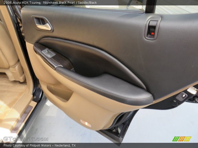 Nighthawk Black Pearl / Saddle/Black 2006 Acura MDX Touring