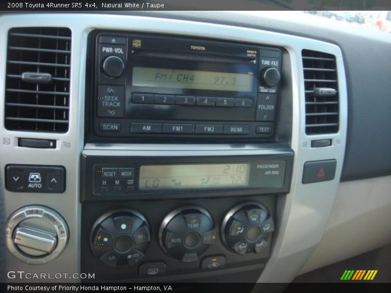 Natural White / Taupe 2008 Toyota 4Runner SR5 4x4
