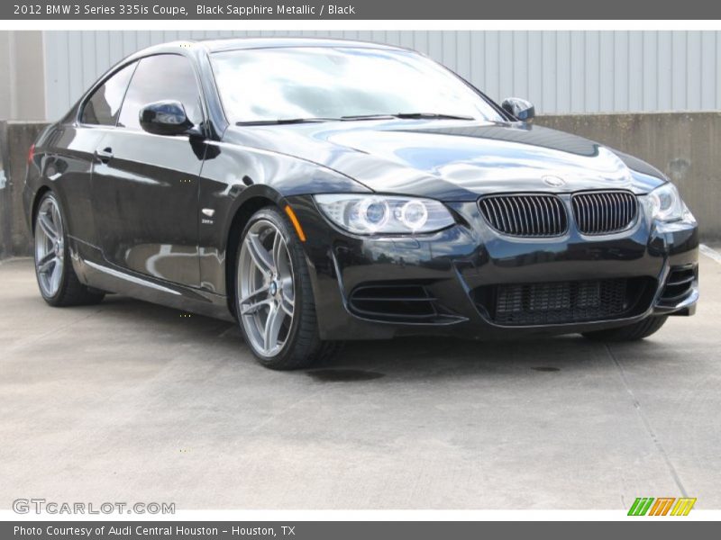 Black Sapphire Metallic / Black 2012 BMW 3 Series 335is Coupe