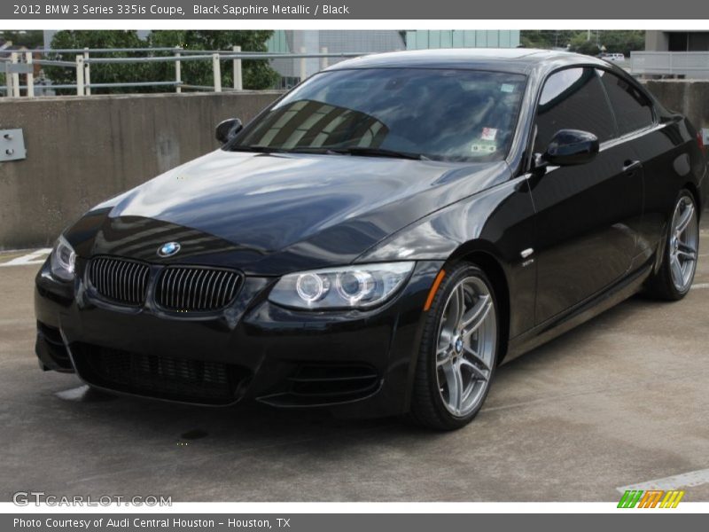Black Sapphire Metallic / Black 2012 BMW 3 Series 335is Coupe