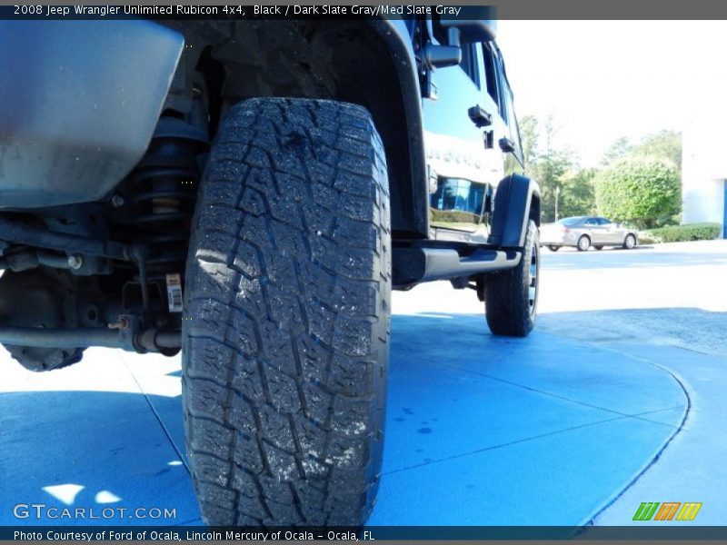 Black / Dark Slate Gray/Med Slate Gray 2008 Jeep Wrangler Unlimited Rubicon 4x4