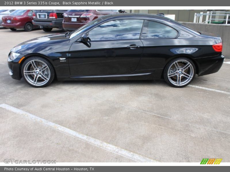 Black Sapphire Metallic / Black 2012 BMW 3 Series 335is Coupe
