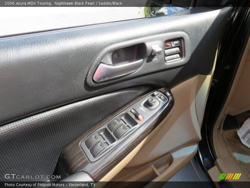 Nighthawk Black Pearl / Saddle/Black 2006 Acura MDX Touring