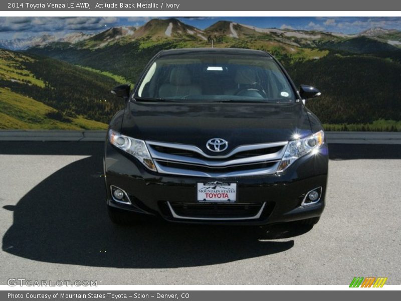 Attitude Black Metallic / Ivory 2014 Toyota Venza LE AWD