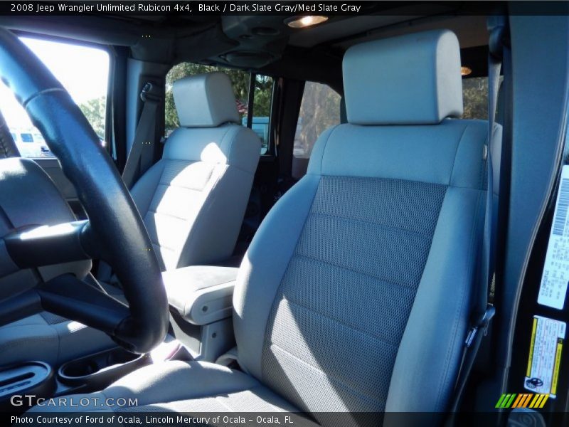 Black / Dark Slate Gray/Med Slate Gray 2008 Jeep Wrangler Unlimited Rubicon 4x4