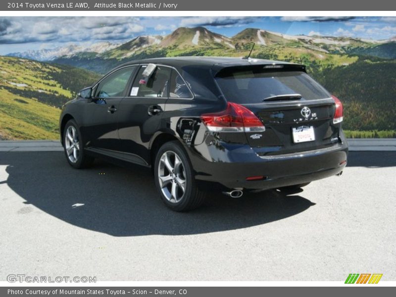 Attitude Black Metallic / Ivory 2014 Toyota Venza LE AWD