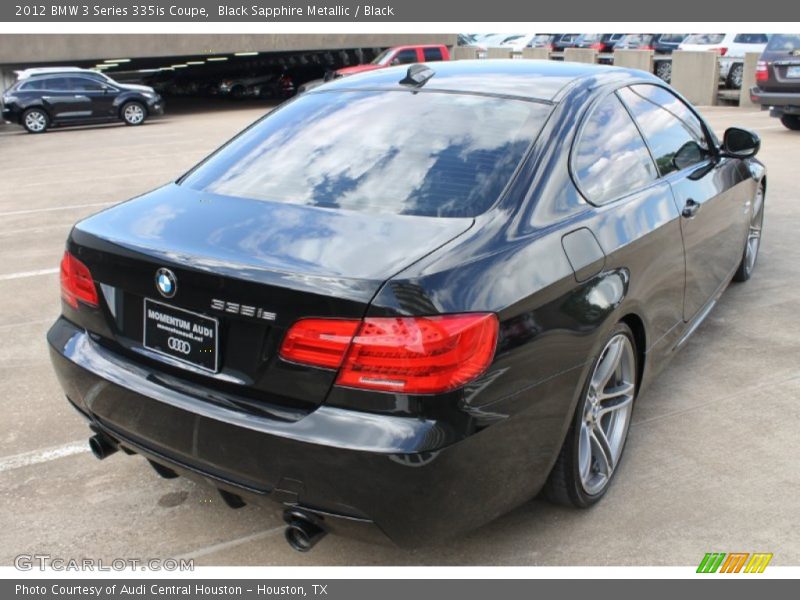 Black Sapphire Metallic / Black 2012 BMW 3 Series 335is Coupe