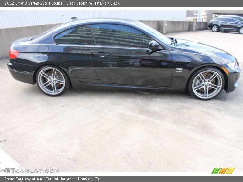 Black Sapphire Metallic / Black 2012 BMW 3 Series 335is Coupe