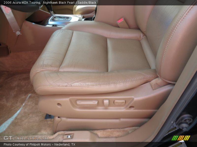 Nighthawk Black Pearl / Saddle/Black 2006 Acura MDX Touring