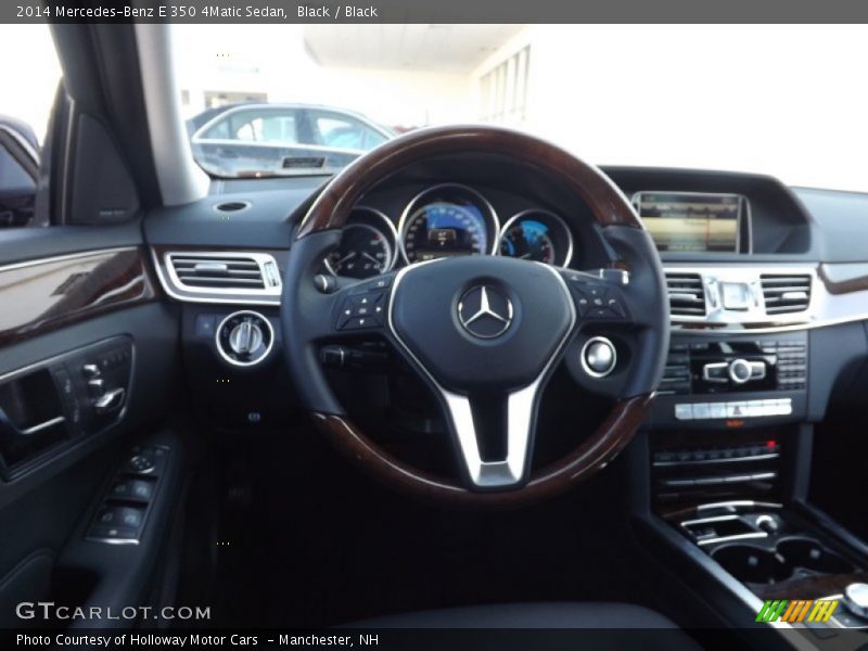 Black / Black 2014 Mercedes-Benz E 350 4Matic Sedan