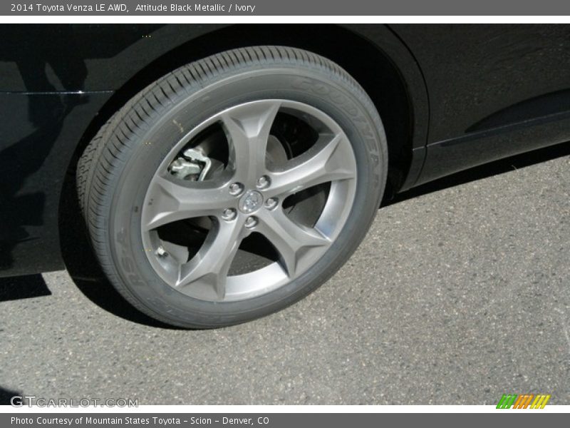 Attitude Black Metallic / Ivory 2014 Toyota Venza LE AWD