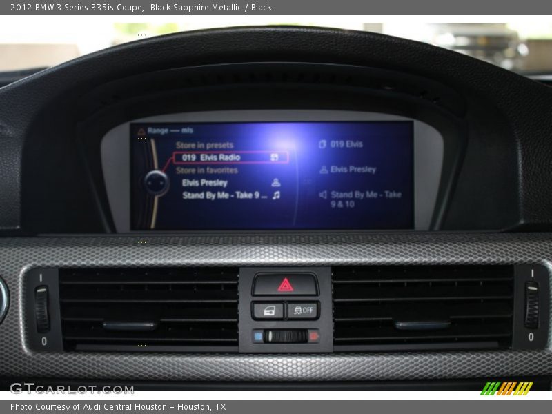 Black Sapphire Metallic / Black 2012 BMW 3 Series 335is Coupe