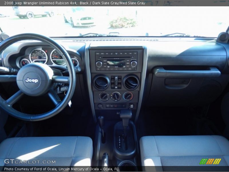 Black / Dark Slate Gray/Med Slate Gray 2008 Jeep Wrangler Unlimited Rubicon 4x4