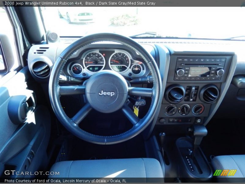 Black / Dark Slate Gray/Med Slate Gray 2008 Jeep Wrangler Unlimited Rubicon 4x4