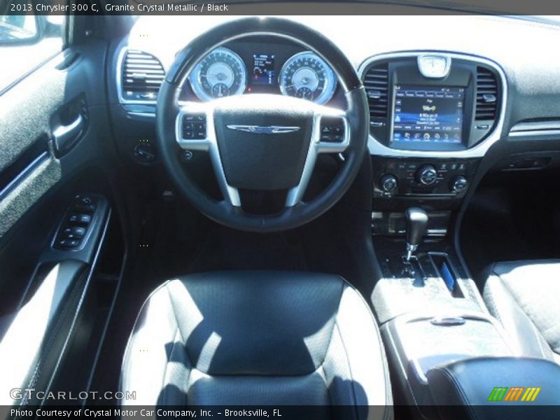 Granite Crystal Metallic / Black 2013 Chrysler 300 C