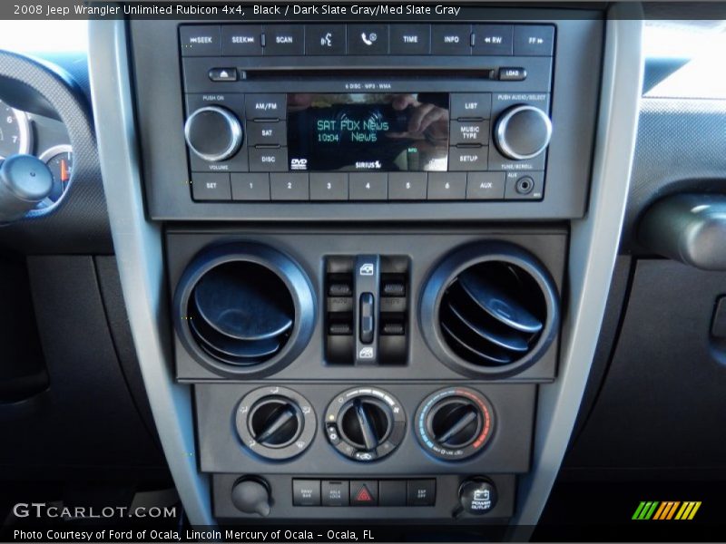 Black / Dark Slate Gray/Med Slate Gray 2008 Jeep Wrangler Unlimited Rubicon 4x4