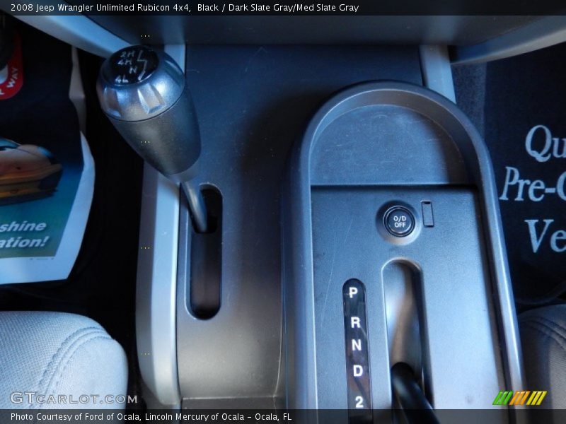 Black / Dark Slate Gray/Med Slate Gray 2008 Jeep Wrangler Unlimited Rubicon 4x4