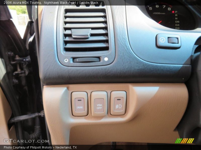 Nighthawk Black Pearl / Saddle/Black 2006 Acura MDX Touring