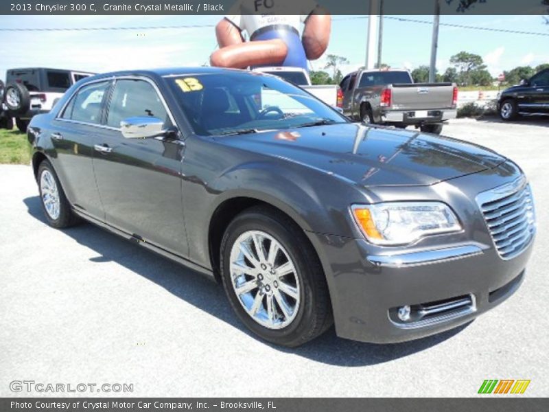 Granite Crystal Metallic / Black 2013 Chrysler 300 C