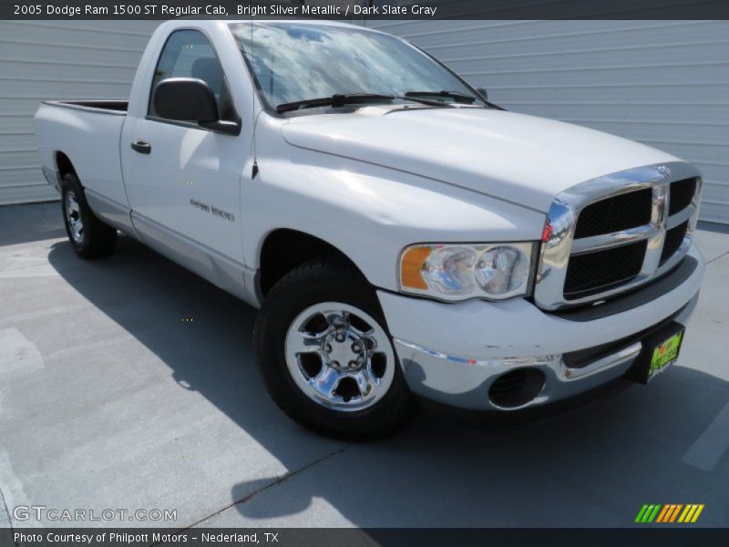 Bright Silver Metallic / Dark Slate Gray 2005 Dodge Ram 1500 ST Regular Cab