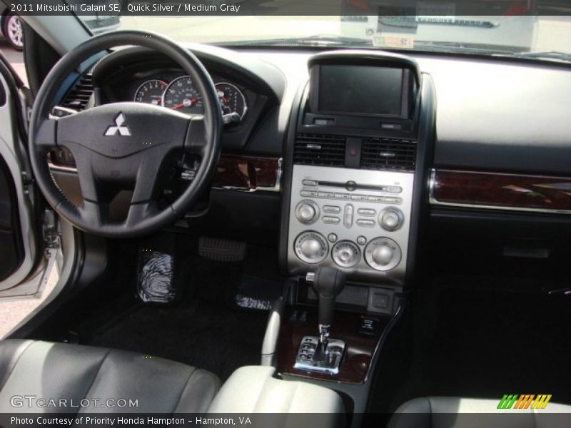 Quick Silver / Medium Gray 2011 Mitsubishi Galant SE