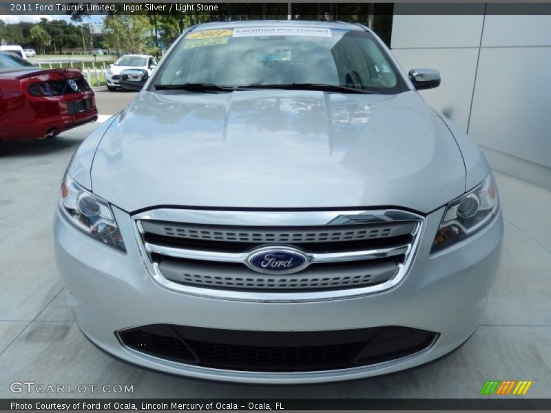 Ingot Silver / Light Stone 2011 Ford Taurus Limited