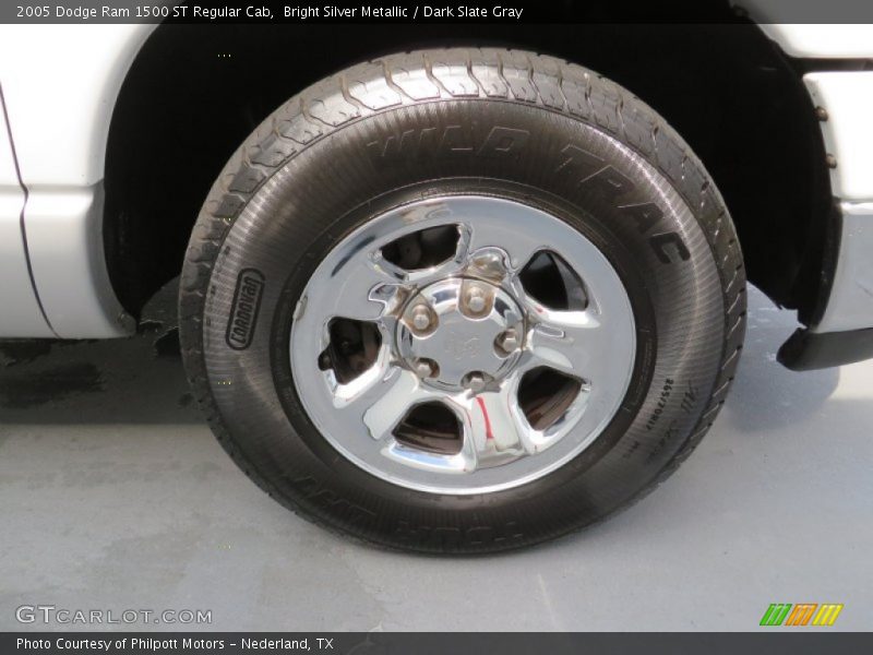 Bright Silver Metallic / Dark Slate Gray 2005 Dodge Ram 1500 ST Regular Cab