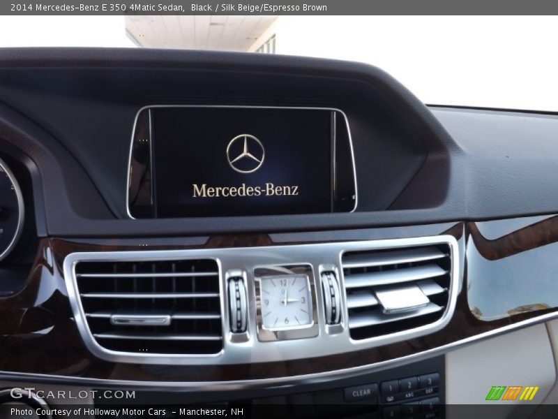 Black / Silk Beige/Espresso Brown 2014 Mercedes-Benz E 350 4Matic Sedan