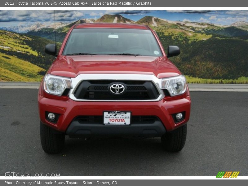Barcelona Red Metallic / Graphite 2013 Toyota Tacoma V6 SR5 Access Cab 4x4